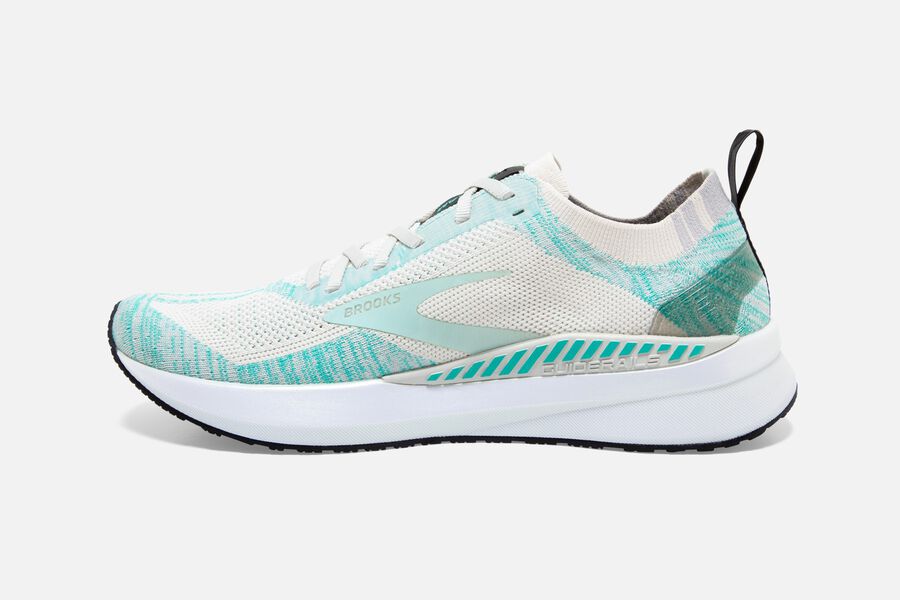 Brooks Bedlam 3 Road Running Shoes Womens - White/Turquoise - SWEHN-0865